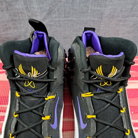 %Nike Sonic Flight Venom Mens Size 10 Gary Payton Black Purple  GP20 / A 23 main image 10